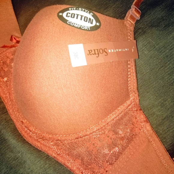 NWT Sofra Intimates "Fit Style" Cotton Bra - Picture 3 of 3